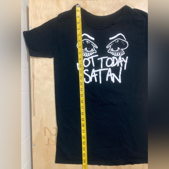Bianca Del Rio Not Today Satan black tee size S - Picture 4 of 6
